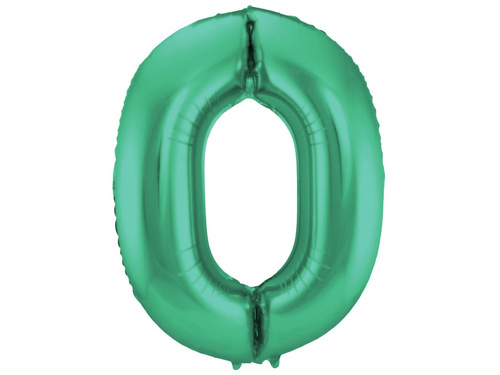 Balon mat din folie numărul 0 - 86 cm - 1 buc.