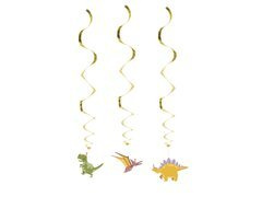 Decor suspendat Dino Party porci - 3 buc.