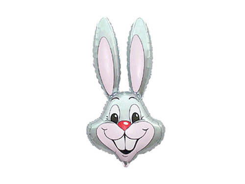 Balon din folie Bunny stick - 41 x 24 cm - 1 buc.
