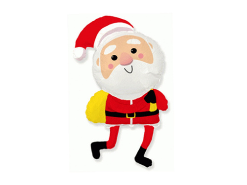 Balon cu folie Moș Crăciun - 113 x 99 cm - 1 buc.