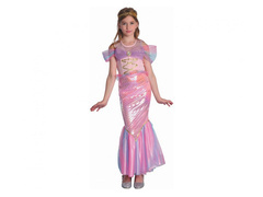 Costum de sirenă roz pentru fete - 1 buc.