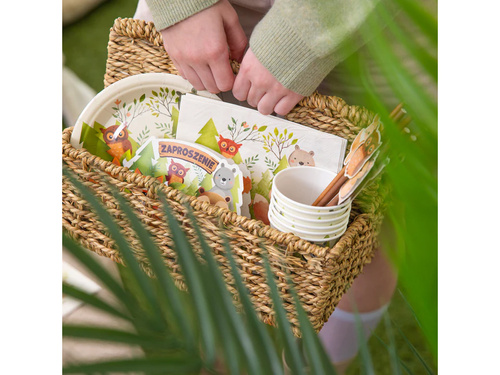 Invitații aniversare „Prietenii din pădure” – 6 bucăți.