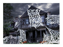 Pânză de păianjen DIY pentru Halloween - 1 buc.