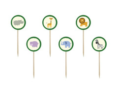 Picks Safari - 7 cm - 6 buc.