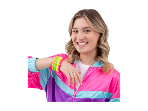 Set de 4 brățări neon - 1 op.