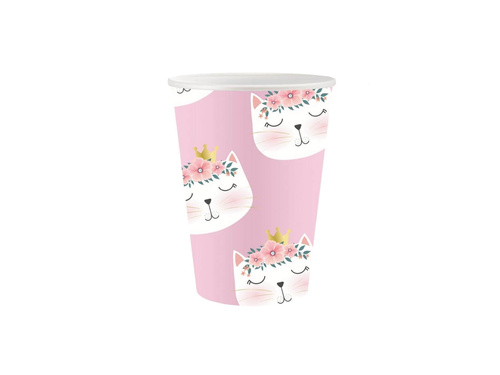 Cupe roz Kitten - 250 ml - 6 buc.