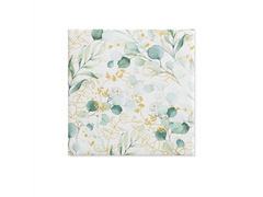 Șervețele cu model de frunze de eucalipt – 33 cm – 20 de bucăți.