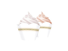Sărbători cupcake liners - 6 buc.