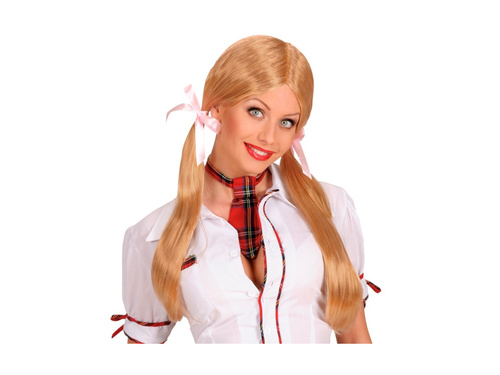 Peruca blonda Schoolgirl