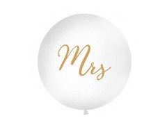 Balon uriaș imprimat Mrs - 1 metru - 1 buc.