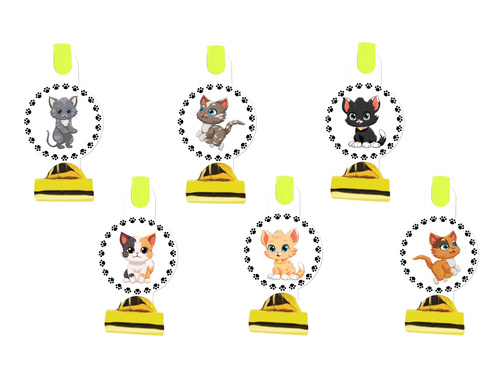 Fluierături de trompetă pisici neînfășurate - 6 buc