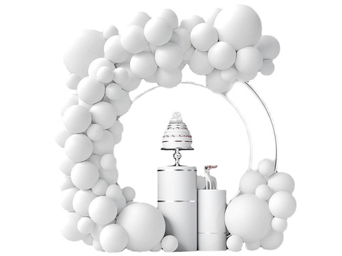 Set de baloane pentru ghirlanda de baloane albe - 86 buc.