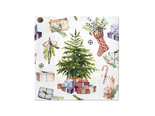 Șervețele de Crăciun făcute în casă - 33 cm - 20 buc.