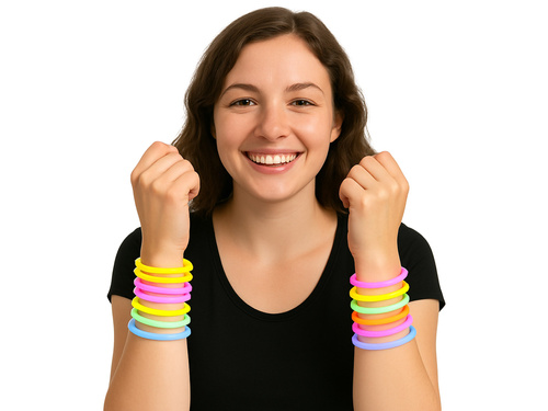 Fluorescent - fluorescent - culori mixte - 100 buc.