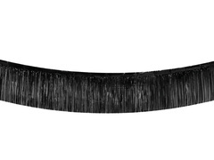 Perdea de ușă neagră - 30 cm x 300 cm