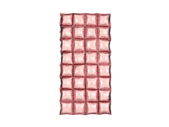 Perdea balon folie roz auriu - 55 x 110 cm - 1 buc.