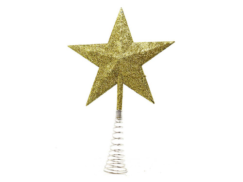 Stea aurie pentru pomul de Crăciun - 23 cm - 1 buc.