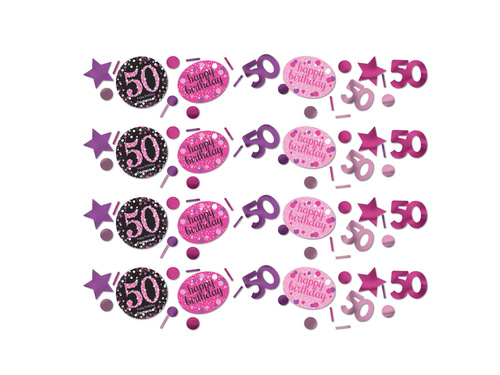 Confetti roz pentru 50 - fifty - 34g