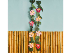 Ghirlandă agățătoare Flori tropicale - 250 cm - 2 buc.