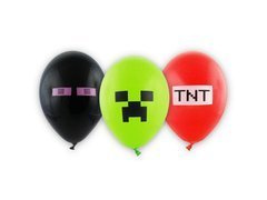 TNT Pixels baloane imprimate - 30 cm - 6 buc.
