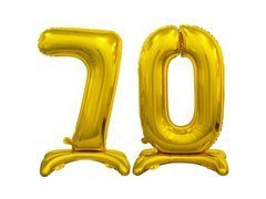 Set de baloane din folie 70 aur - 74 cm