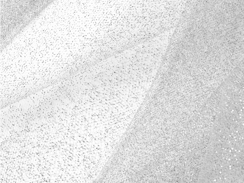 Tul argintiu cu sclipici - 15 cm x 9 metri - 1 buc.