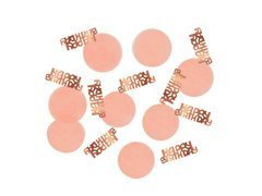 Confeti "La mulți ani" roz auriu - 25g