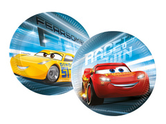 Farfurii de hârtie pentru ziua de naștere Cars - Victory is Mine - 20 cm - 8 buc.