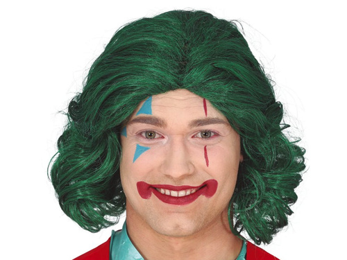 Peruca clovn verde - 1 buc.