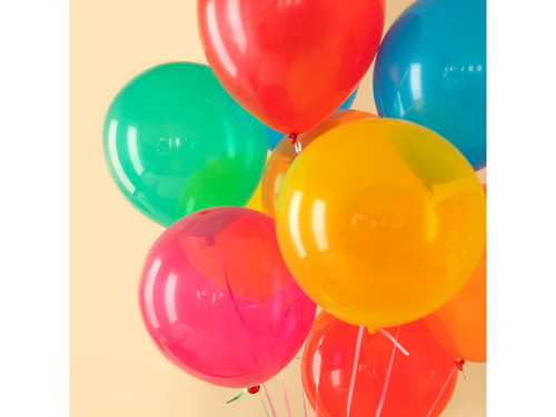 Baloane de cristal - mediu - verde - 10 buc.