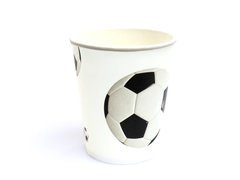 Pahare de hârtie Fotbal - 250 ml - 6 buc.