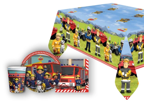 Set aniversar Fireman Sam - 33 buc.