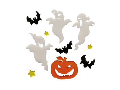 Stickere gel pentru ferestre Halloween - 1 set