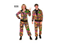 Costum de petrecere - neon peace & love pentru Hippie (trening)