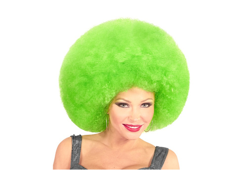 Peruca afro verde de calitate mare