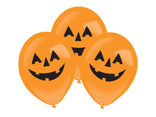 Baloane dovleac LED - 28 cm - 4 buc.