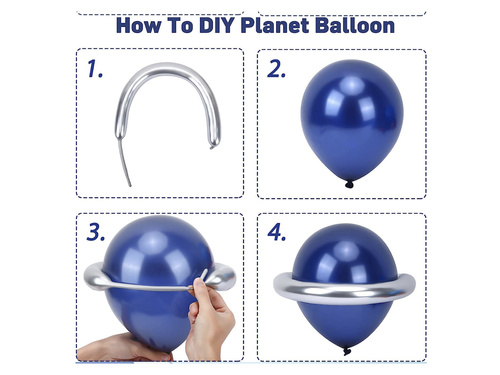 Set de baloane pentru ghirlandă „Kosmos” – 115 bucăți.