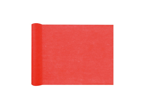 Suport de masă din nețesut - roșu - 30 cm x 10 m - 1 buc.