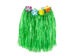 Fustă scurtă hawaiiană verde - 40 cm - 1 buc.