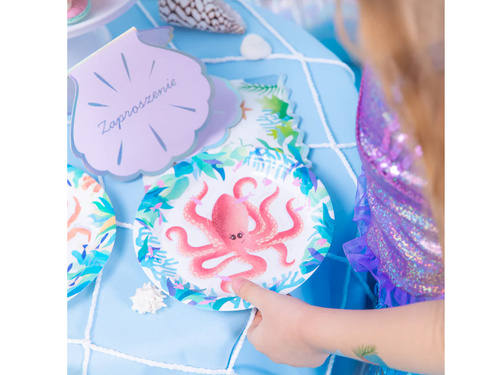 Farfurii aniversare Ocean - 18 cm - 6 buc.