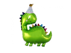 Balon cu folie aniversare Dinosaur - 66x80 cm - 1 buc.
