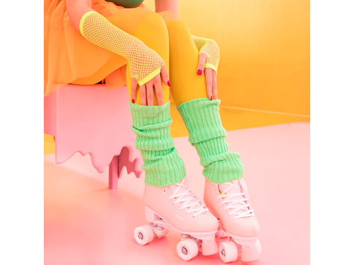 Mănuși galbene din plasă - 24 cm