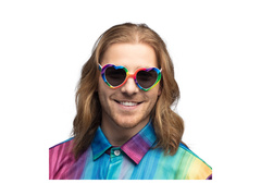 Pahare de petrecere Inimi curcubeu