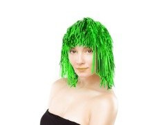 Peruca folie - verde.