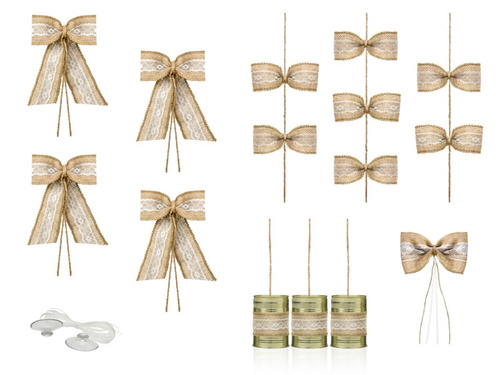 Set de decorațiuni auto Bows - 5 elemente.