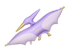Pterodactyl violet balon de folie - 115 x 53 cm - 1 buc.