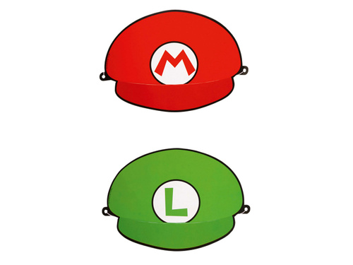 Șepci aniversare Super Mario Bros - 8 buc.