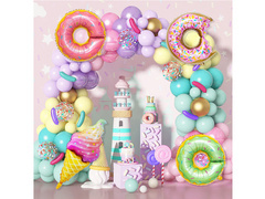 Set baloane pastelate pentru ghirlanda de baloane - 139 buc.