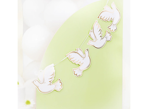 Ghirlandă „Porumbei aurii” – 180 cm – 1 bucată.