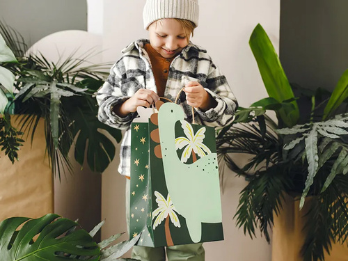 Pungă de hârtie Dinosaur - 1 buc.